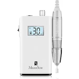 MelodySusie Professional Rechargeable 30000 rpm Nail Drill,SC320H