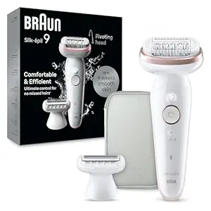 Braun Epilator Silk-épil 9, Hair Removal Device, Women Shaver