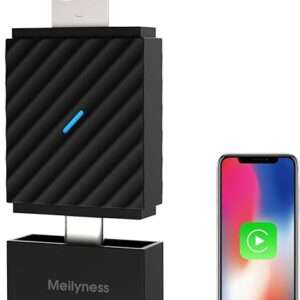 Wireless CarPlay Adapter for Apple, Convert Wired to Wireless Apple Car