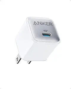 Anker USB C Charger Block, 20W PIQ 3.0 Compact Fast Charging for iPhone 16/15