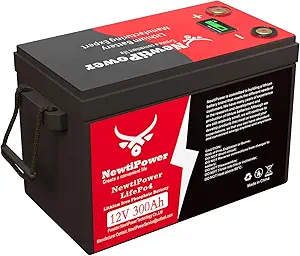 12V 300Ah Small-Volume LiFePO4 Lithium Battery,250A BMS,10000
