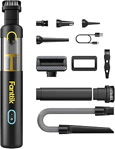 Fanttik Slim V8 Apex Car Vacuum, 4-in-1 Portable Mini Cordless Vacuum