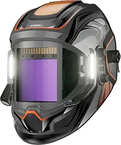 ANDELI Welding Helmet - Panoramic 180° View 3.94"X3.74",True Color