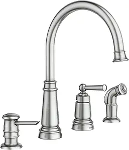Moen Edison Spot Resist Stainless One-Handle High Arc 4-hole Kitchen