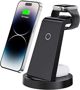 3 in 1 Charging Station for iPhone, Wireless Charger for iPhone 16e 16