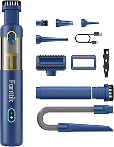 Fanttik Slim V8 Apex Car Vacuum, 4-in-1 Portable Mini Cordless Vacuum with 19000