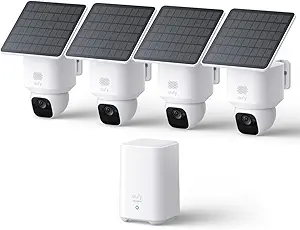 eufy Security SoloCam E30, 4-Cam Kit, Security Cameras Wireless