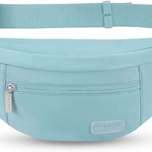 MAXTOP Large Crossbody Fanny Pack with 4-Zipper Pockets,Gifts for Enjoy Sports