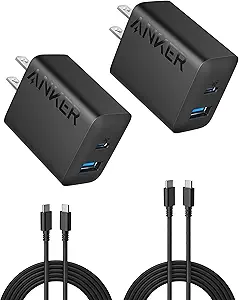 Anker iPhone 16 Charger, 2-Pack 20W Fast USB C Charger Block, for iPhone 16/16