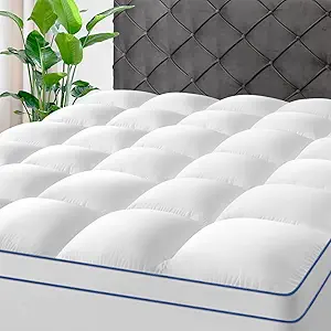 KAYFIA Full Mattress Topper,Extra Thick Mattress Pad Cover for Deep
