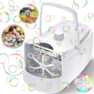 Bubble Machine, Automatic 18000+ Per Minute Big Bubbles Blower