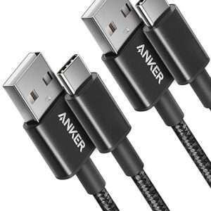 Anker Cable [2 Pack, 3FT], USB A to USB C Cable for Samsung Galaxy S10 S10+, LG