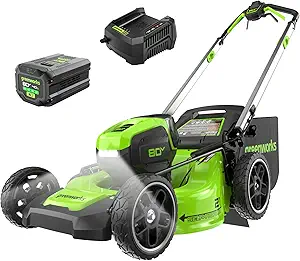 Greenworks 80V 21" Self-Propelled Cordless Lawn Mower – Brushless Motor, LED