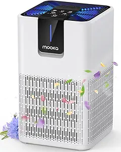 Air Purifiers for Home Large Room Up to 1250 Ft²,MOOKA H13 HEPA Air Purifier