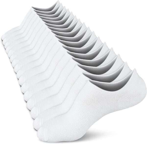 wernies No Show Socks Women Low Socks Non Slip Flat Boat Line 4/8