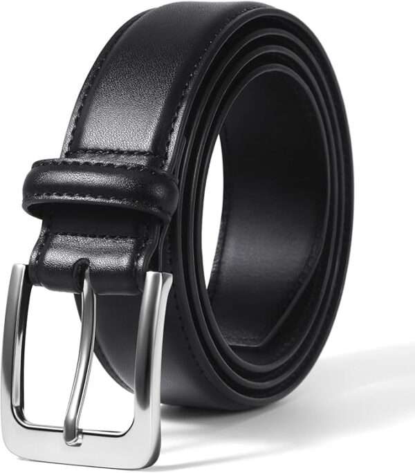 VATAN Men's Genuine Leather Dress Belts, Handmade Classic Every Day Leather