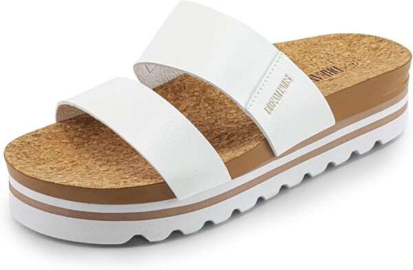 DREAM PAIRS Women's Platform Wedge Sandals with Arch Support