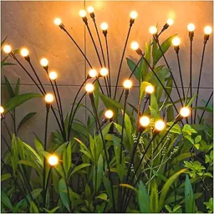 TONULAX Solar Garden Lights - New Upgraded Solar Swaying Light