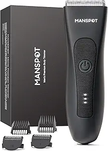 MANSPOT Manscape Groin & Body Hair Trimmer for Men, Electric Ball Pubic Trimmer