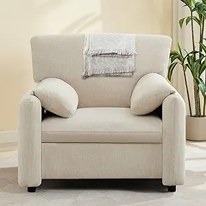 Oversized Armchair, 39" Wide Accent Chairs for Living Room & Best