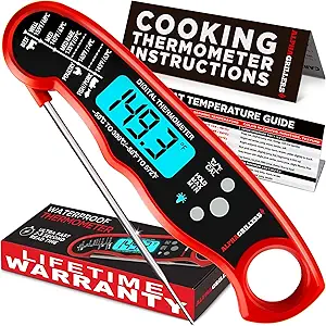 Alpha Grillers Meat Thermometer Digital - Instant Read Food
