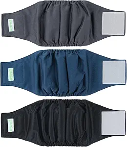 wegreeco Washable Dog Diapers - Washable Male Dog Belly Wrap