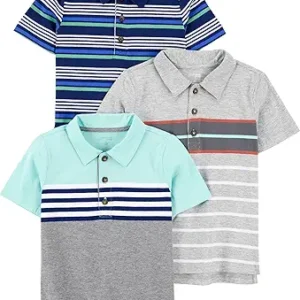 Simple Joys by Carter's Boys' 3-Pack Short Sleeve Polo