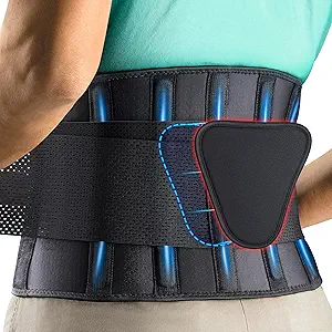 FEATOL Back Brace Support Belt-Lumbar Support Back Brace for Back