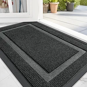 OLANLY Front Door Mat Indoor Outdoor Entrance, Waterproof