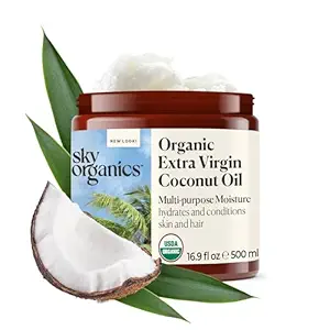 Sky Organics - Organic Coconut Oil for Skin & Hair, 16.9