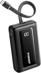 ANKER Portable Charger, 10,000mAh 30W Power Bank, USB-C