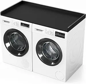 SpaceAid Washer Dryer Countertop, Laundry Wood Shelf Topper