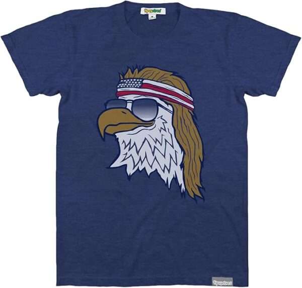 Tipsy Elves Men's Patriotic Graphic Tees for 4th of July - USA American Flag Shirts