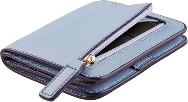 Toughergun Wallet Women Rfid Blocking Small Compact Bifold Luxury Leather
