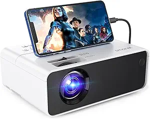 Movie Projector, SMONET 1080P HD Projector 7500L Home Projector