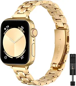 STIROLL Thin Replacement Band Compatible for Apple Watch 38mm