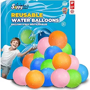 SOPPYCID Reusable Magnetic Water Balloons - Kids Summer Outdoor Toys