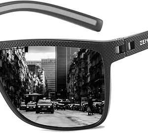 ZENOTTIC Polarized Sunglasses for Men Lightweight TR90 Frame UV400
