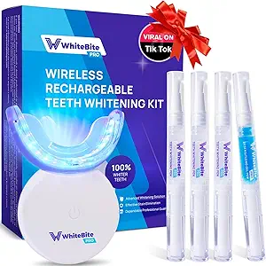Premium Teeth Whitening Kit for Sensitive Teeth | 32X Dual LED Lights
