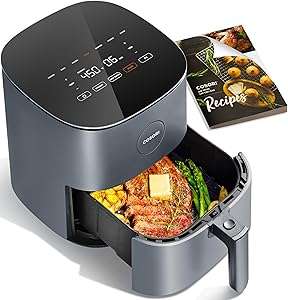 COSORI Air Fryer Pro 9-in-1, Compact 5QT, 450℉: Half Time & Chef