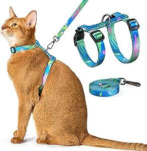 Cat Harness and Leash Set - Escape Proof Adjustable Cat Harness