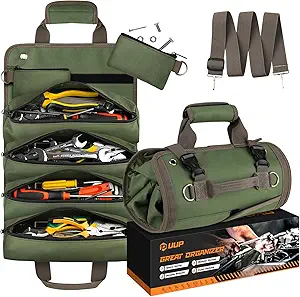 Tool Bag Roll Up, UUP Heavy Duty Rolled Empty Tool Storage Organizatic
