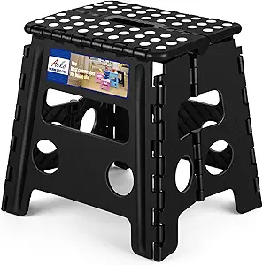 ACKO Folding Step Stool 13 inch Heavy Duty Plastic Foldable Step Stool for Kids