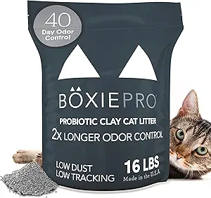 Boxie® Probiotic Cat Litter 40 Day Natural Odor Control, 16lbc Litter