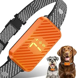 Dog Bark Collar for Large Medium Small Dogs, Rechargeable No-Bark Collar, Smart